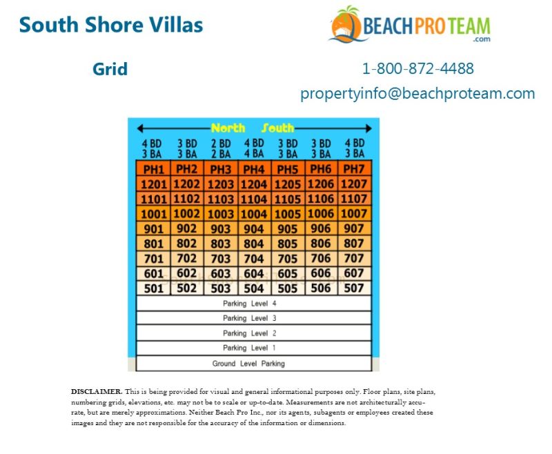 South Shore Villas Grid
